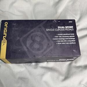 Origin8 #41935 Dual Sport Single Clipless Pedals (set of 2) 9/16" Aluminum Body